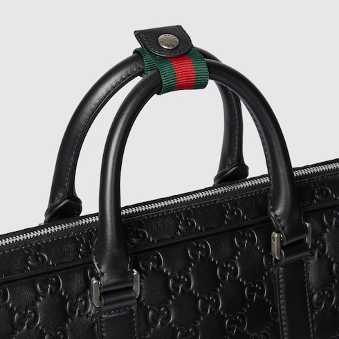 GG Emblem large briefcase
