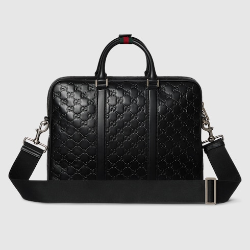 GG Emblem large briefcase