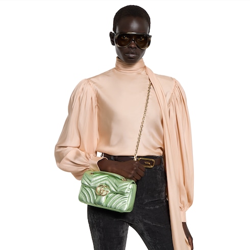 Bolsa pequeña para el hombro GG Marmont