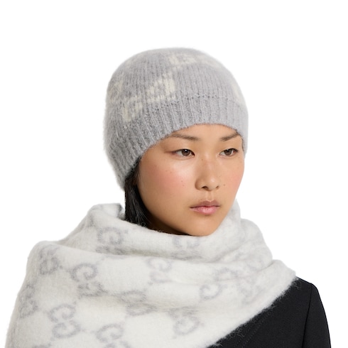 GG alpaca blend hat