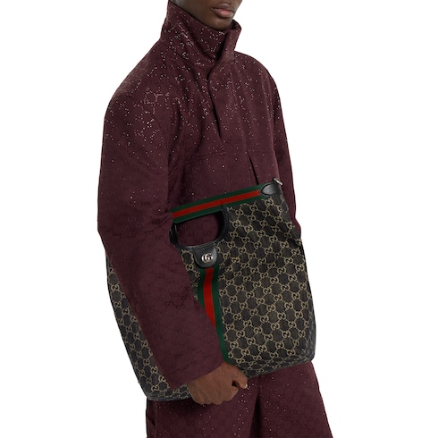 حقيبة اليد الواسعة Gucci Giglioكبيرة الحجم