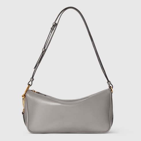 〔グッチ ハーフ ホースビット〕ミディアム ショルダーバッグ