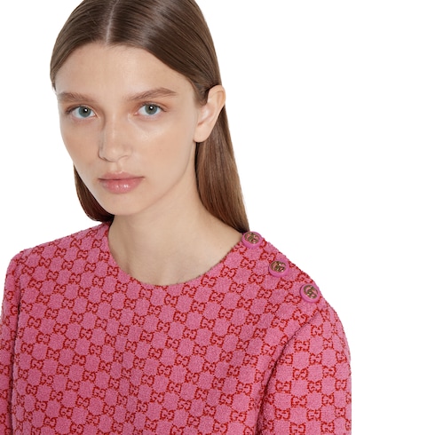 GG cotton bouclé jumpsuit