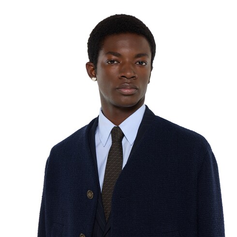 Cravate en jacquard de soie GG