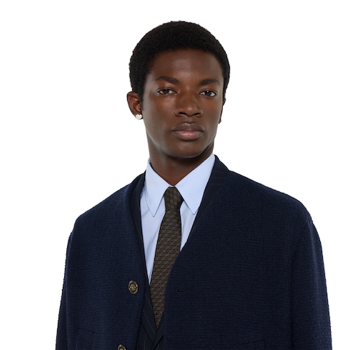 GG silk jacquard tie