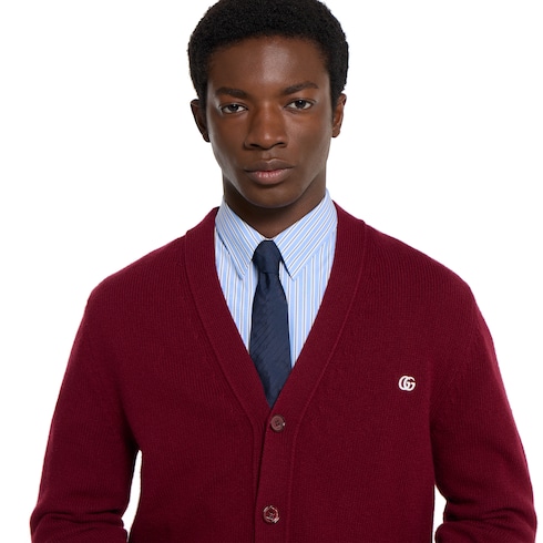 Cravatta in seta jacquard con Incrocio GG