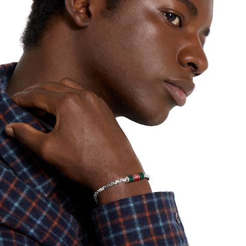 Bracelet avec détail bande Web