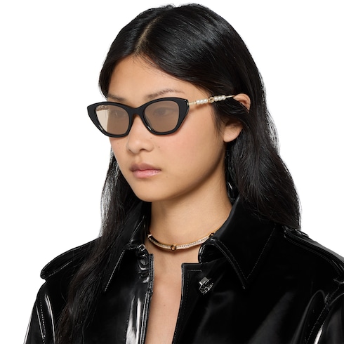 Gucci Blondie Halskette mit Kristallen