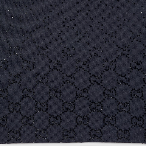 Technical jersey shorts with crystals