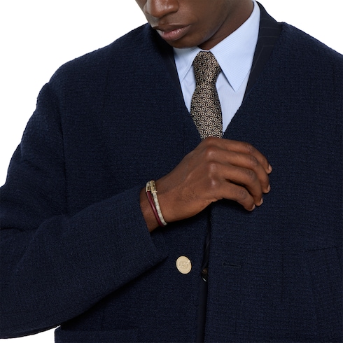 Double bracelet avec détail GG