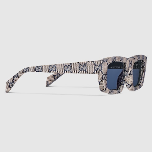 Rectangular frame sunglasses