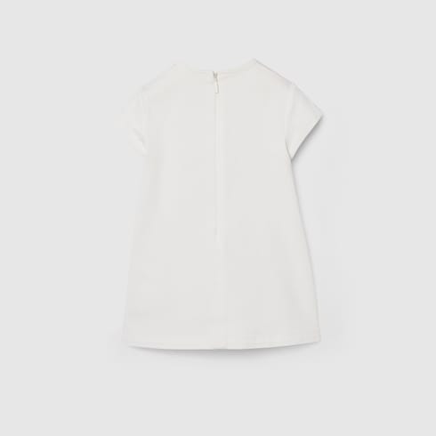 婴儿饰织带牛仔连衣裙