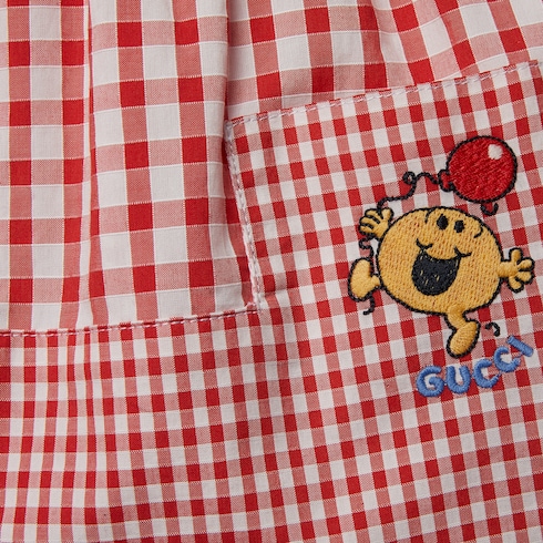 Vestido de algodón gingham para bebé