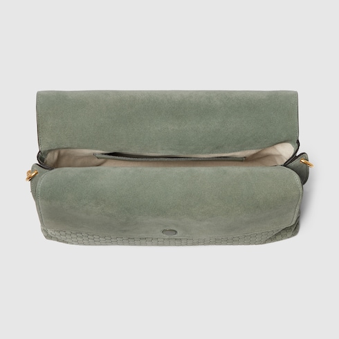 Large shoulder bag with chain