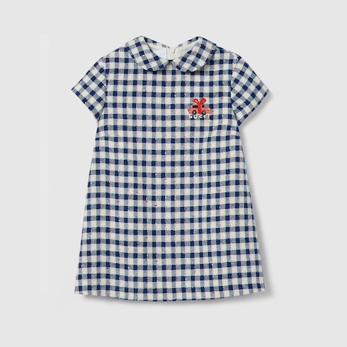 Robe en laine vichy pour enfant