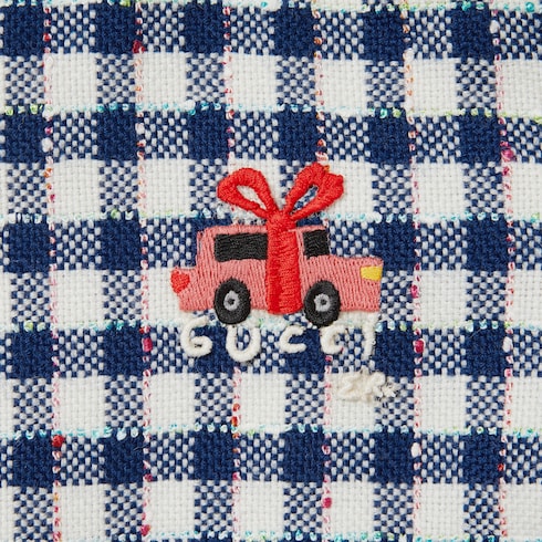 Kinderkleid aus Wolle mit Vichykaro