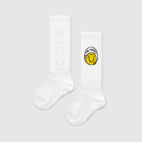 Children's cotton blend rib socks