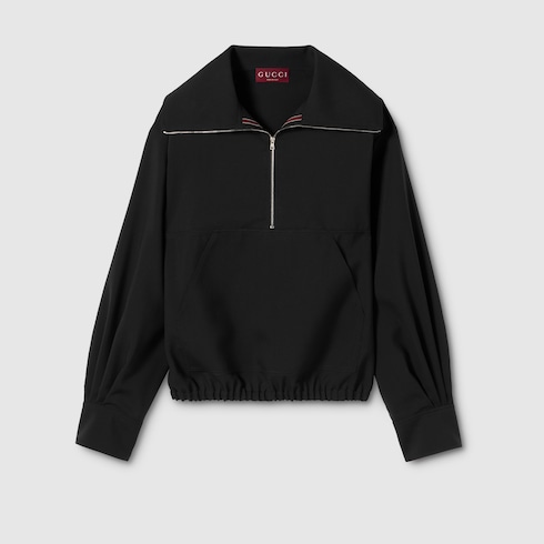 เสื้อสเวตเตอร์ Wool sweater with Gucci detail