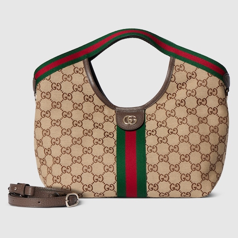 Borsa shopping Gucci Giglio misura piccola