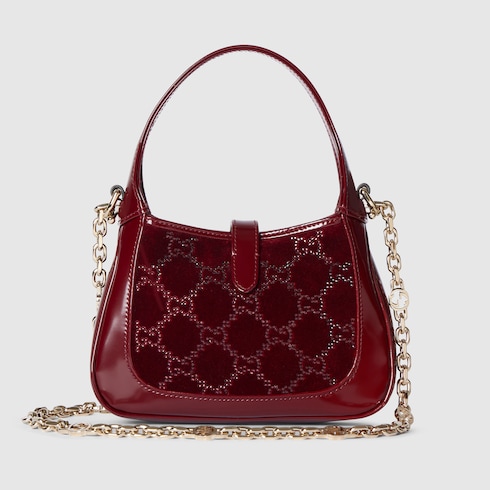 Gucci Jackie 1961 Mini-Tasche mit Kristallen