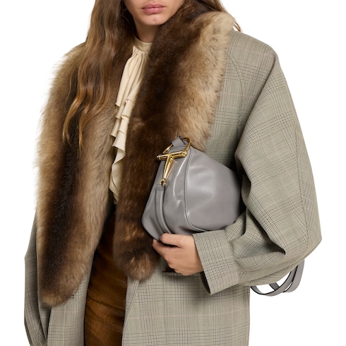 〔グッチ ハーフ ホースビット〕ミディアム ショルダーバッグ