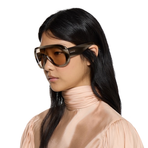 Lunettes de soleil rectangulaires