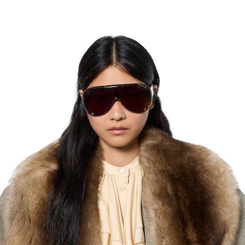 Rectangular frame sunglasses