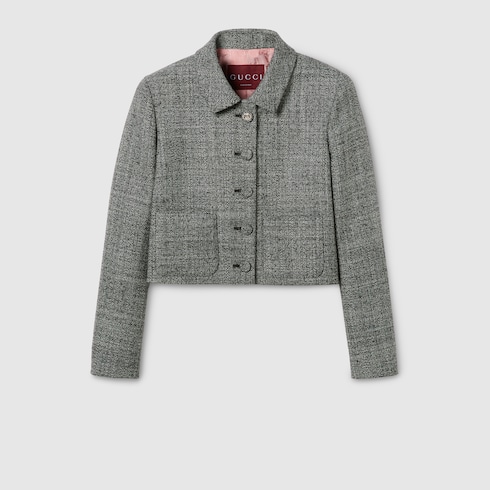 Wool grisaille jacket