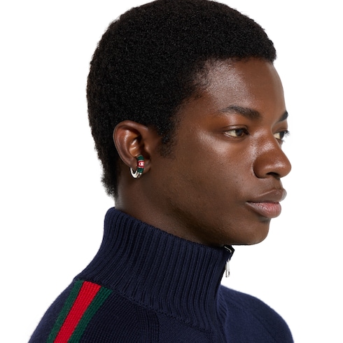 Single earring with Web detail