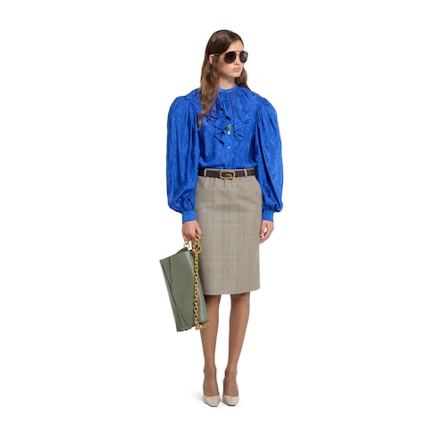 Bolso de hombro con cadena tamaño grande