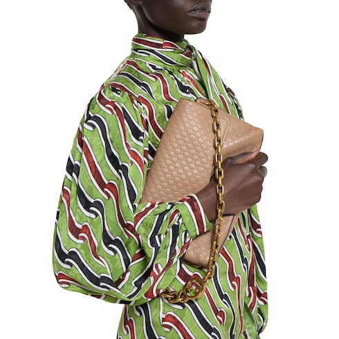 チェーン付き ミディアム ショルダーバッグ