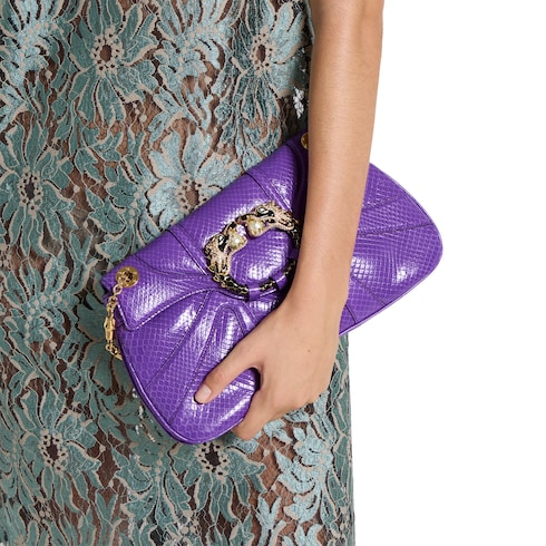 Python evening shoulder bag