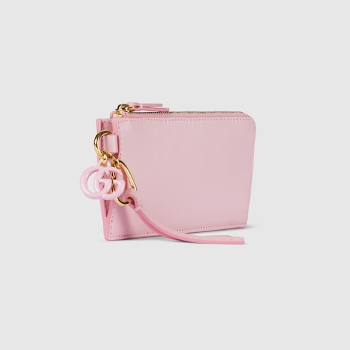 Tarjetero con dije de Doble G