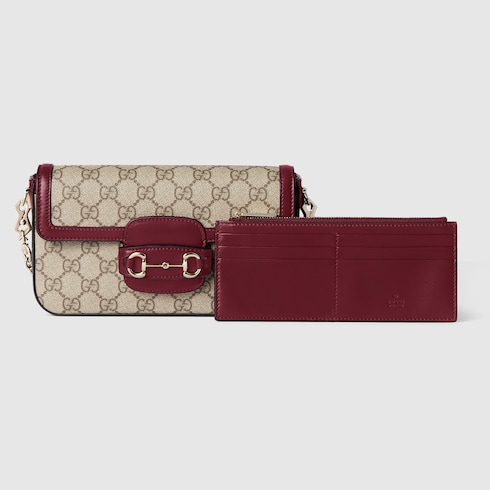 Gucci Horsebit 1955系列柔软小号肩背包