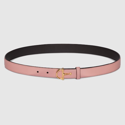 Cintura sottile con fibbia mezzo Morsetto