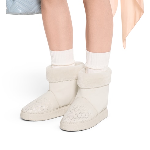 Bota para mujer con forro de lana merina