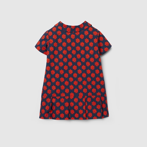 Vestido de algodón estampado para bebé