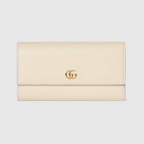 Bi-colour GG Marmont continental wallet