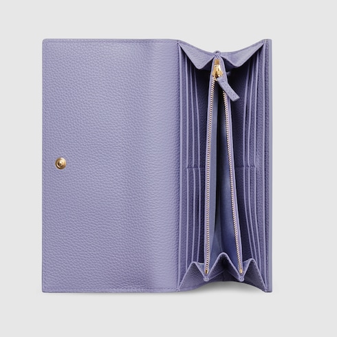 Bi-colour GG Marmont continental wallet