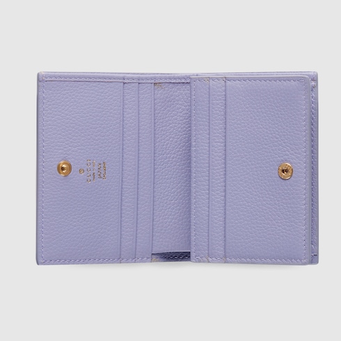 Bi-colour GG Marmont small wallet