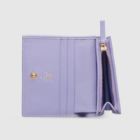 Bi-colour GG Marmont small wallet