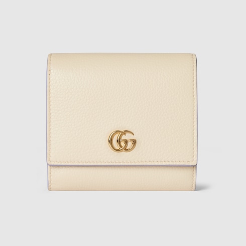 Bi-colour GG Marmont medium wallet