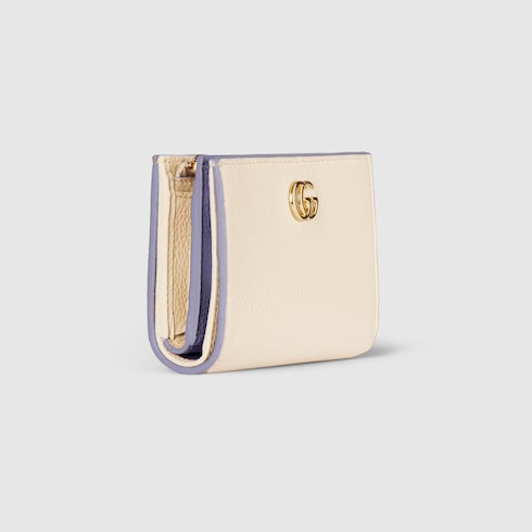 Bi-colour GG Marmont small wallet