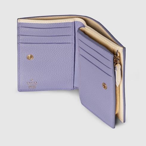 Bi-colour GG Marmont small wallet