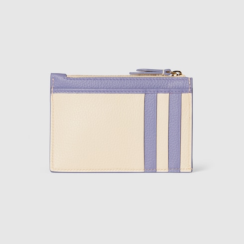Bi-colour GG Marmont zip key pouch