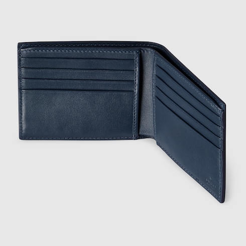 Cartera con dos pliegues, GG y estampado