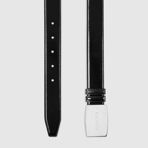 Ceinture réversible avec boucle plate