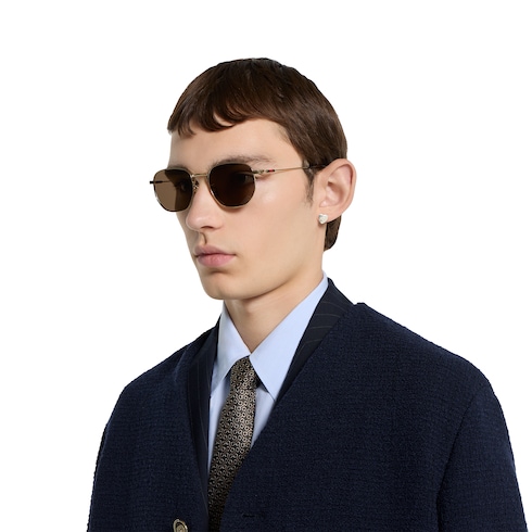 Gafas de sol con marco redondo