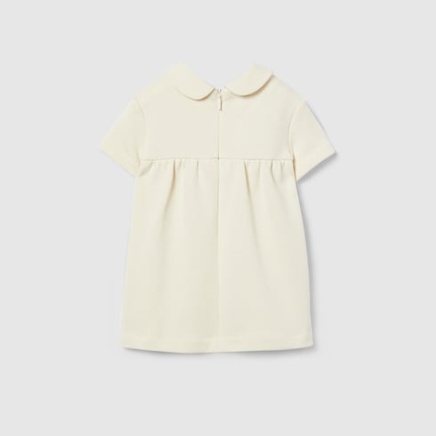 婴儿饰马衔扣棉质连衣裙