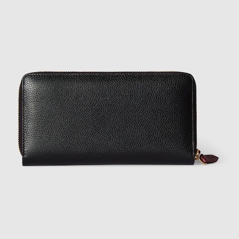 Zweifarbige GG Marmont Brieftasche mit Rundum-RV
